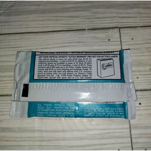 Vintage Disney "The Little Mermaid" Story Trading Cards Pro Set 1991 NEW - Picture 6 of 8